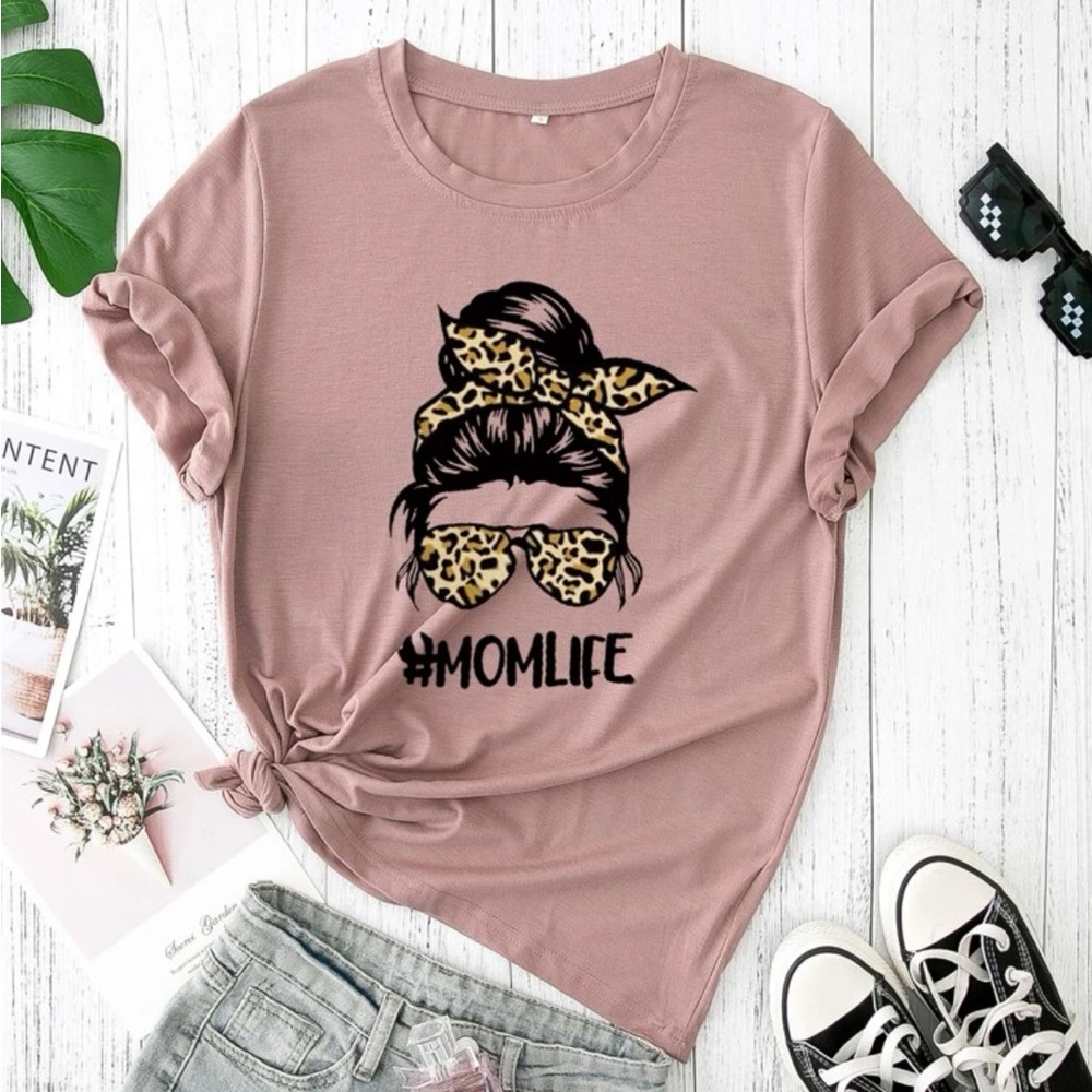 #Momlife shirt, small, medium, large and X-Large available
